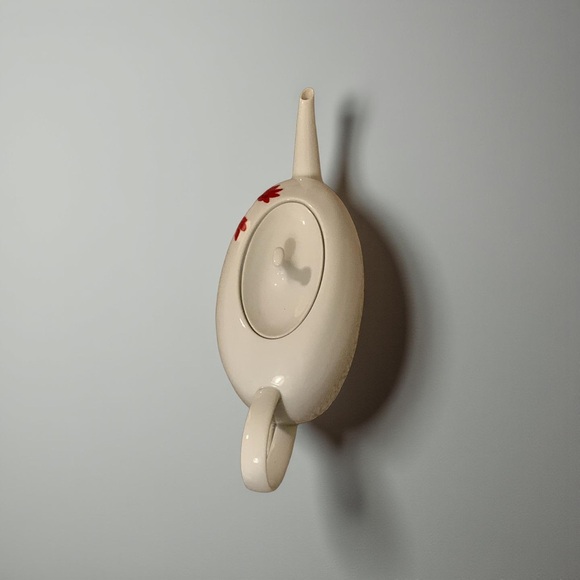 MIKASA PURE RED SL-134 TEAPOT COFFEE POT with lid excellent condition - Picture 4 of 10